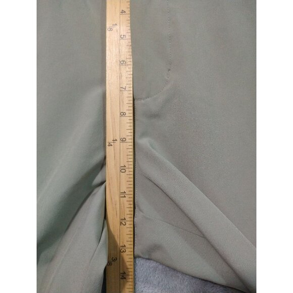 FLX Pants Mens 34x30 Beige Chino Performance Stretch Flat Front Mid Rise Stretch - Picture 4 of 10